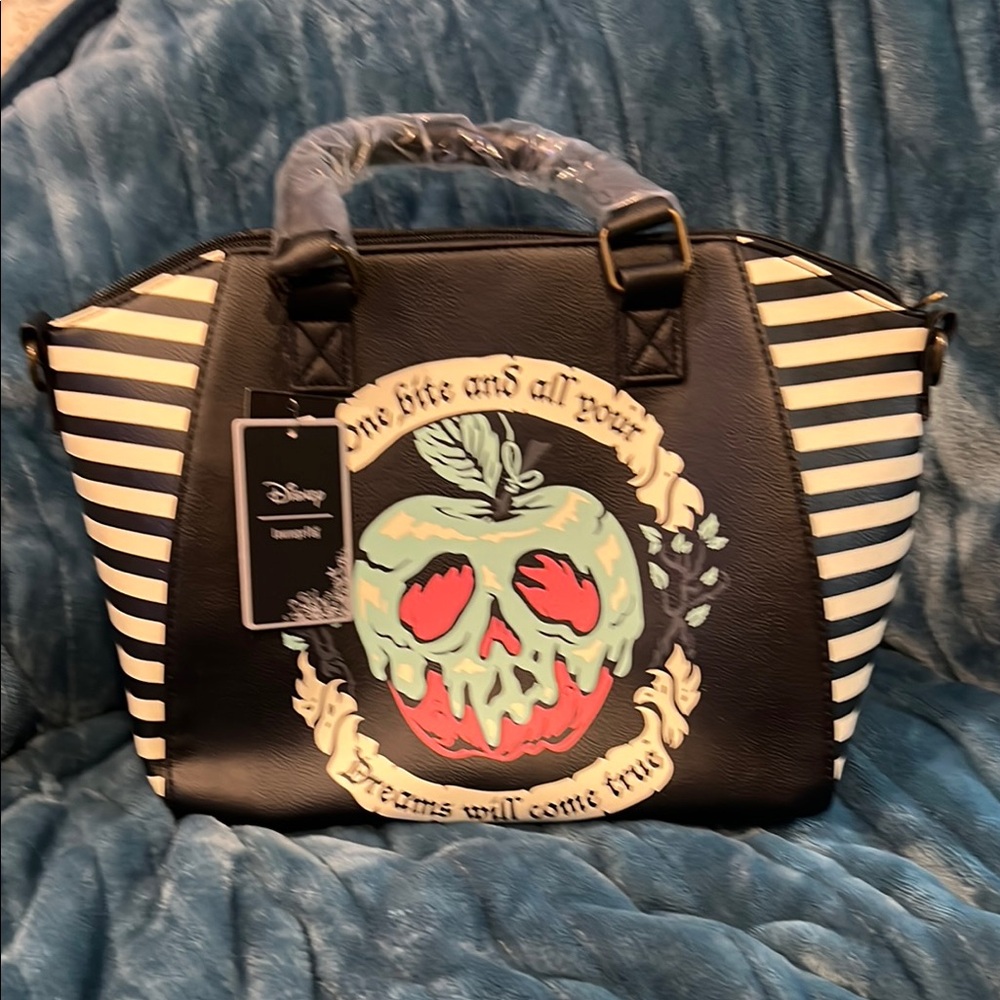 #16. Disney Loungefly Snow White Poison Apple Satchel NWT.